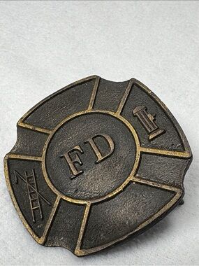 Tiffany Studio New York Antique Brass Buckle Plate